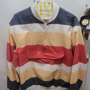 Zara Mena Striped Quarter Zip